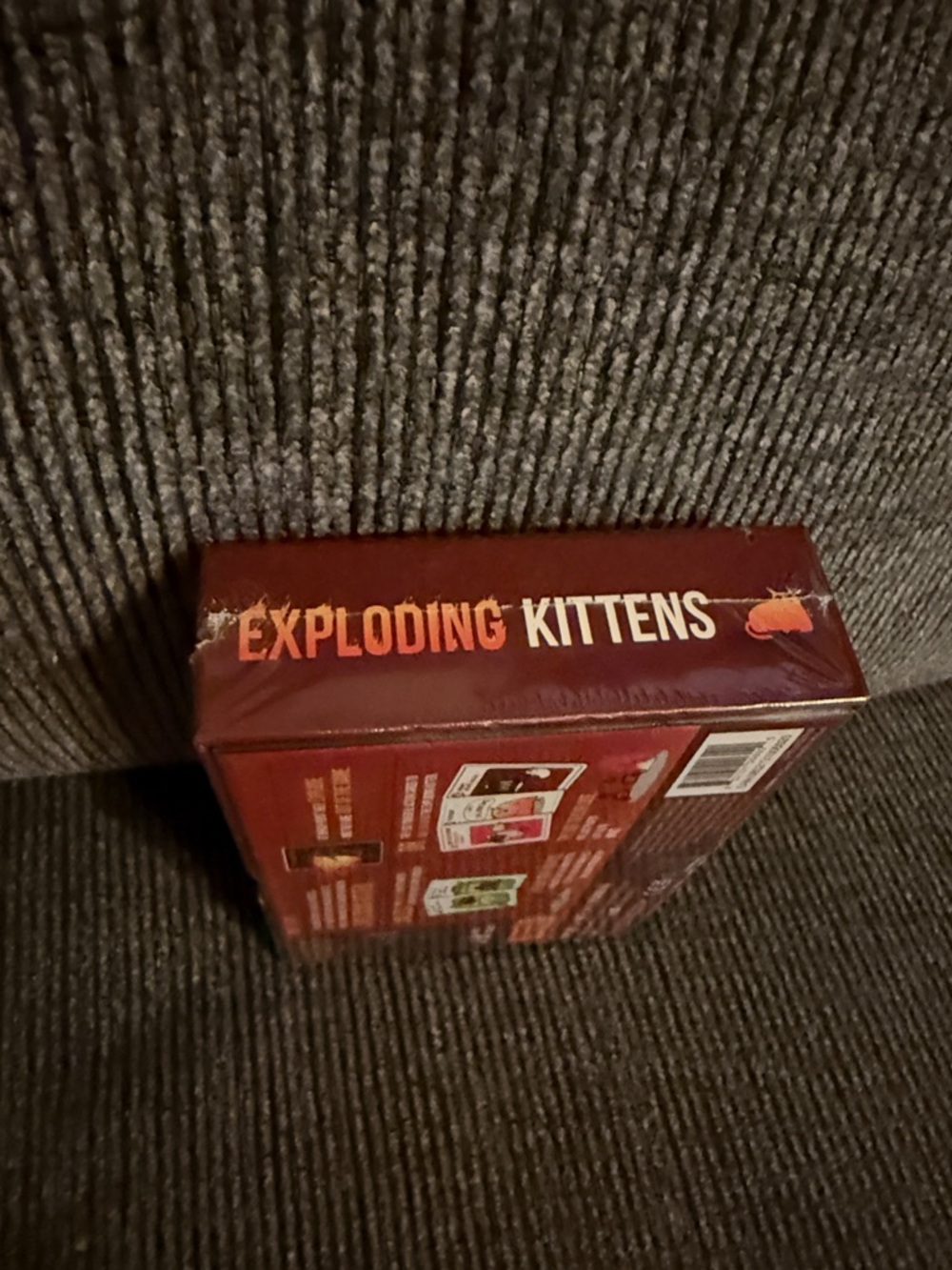 Exploding Kittens Card Game — Red Game Box (Back) - Picture 3 of 5